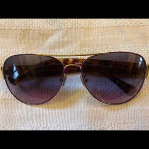 Coach Purple and Gold Sunglasses 💞